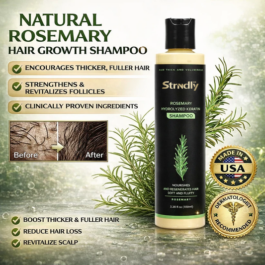 Strndly® Organic Rosemary Hair Growth Shampoo