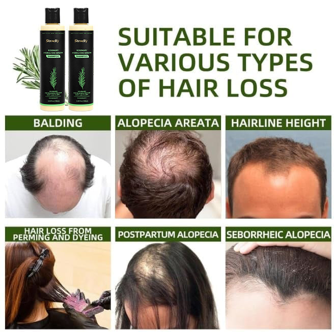 🔥LAST DAY 50% OFF - Strndly® Organic Rosemary Hair Growth Shampoo