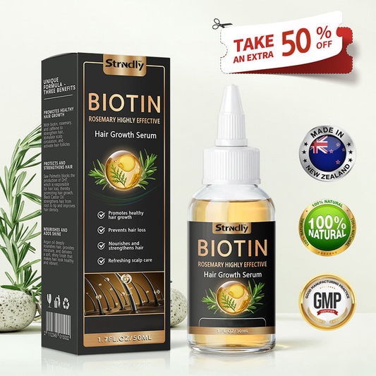 🌿STRNDLY® Highly Effective Biotin & Rosemary Hair Growth Serum